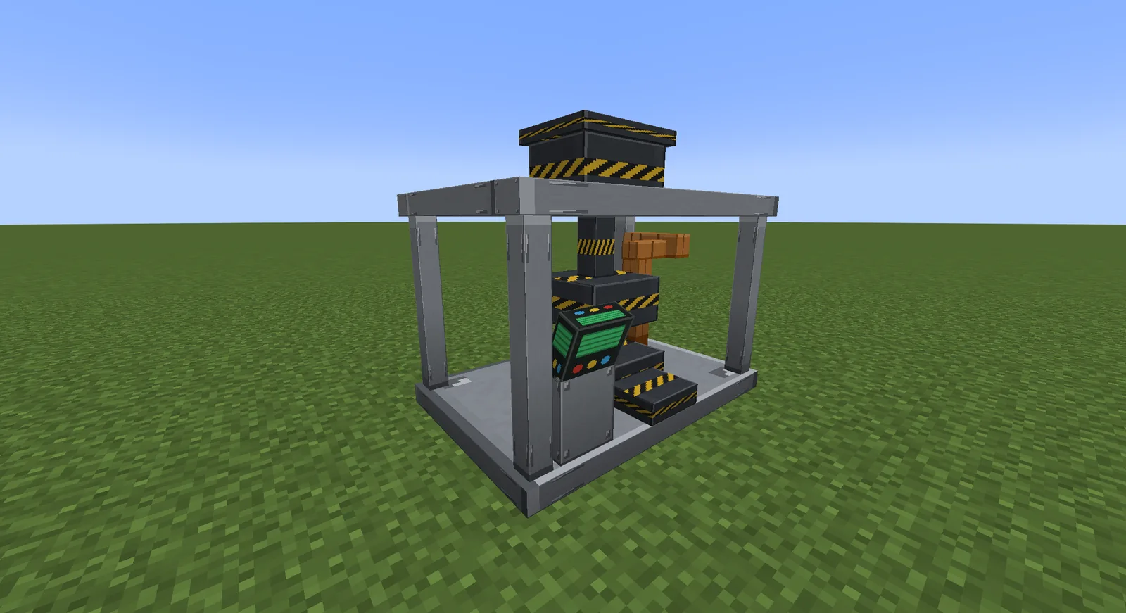 A large press machine